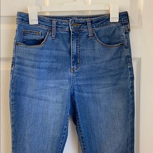 High rise skinny jeans